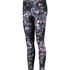 HKMX High Waisted Flower Sports Leggings, Black