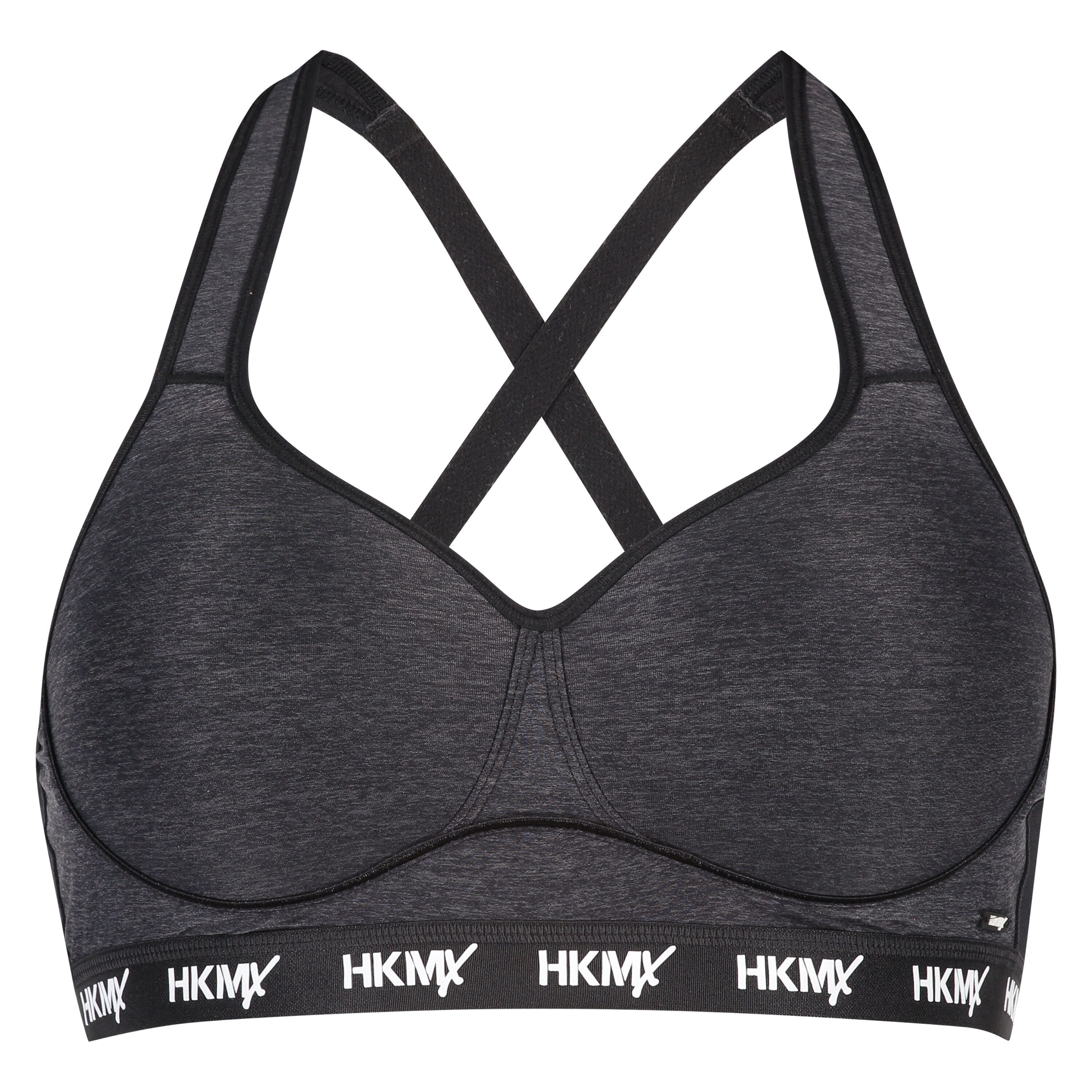 HKMX Sports bra The All Star Level 2, Grey