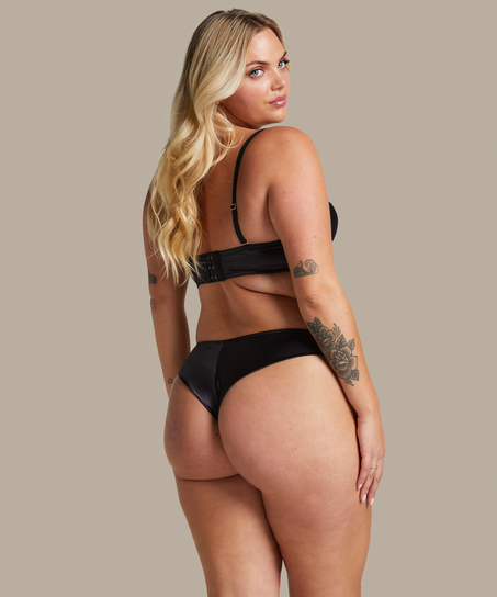 Chalice Padded Strapless Underwired Bra, Black