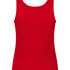 Singlet Brushed Jersey Rib, Red