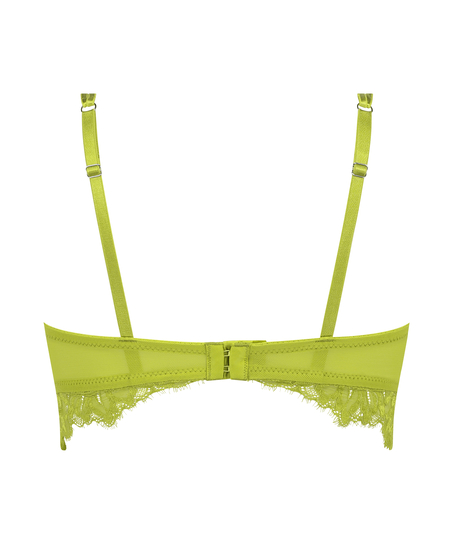 Isabella Non-Padded Underwired Longline Bra, Green