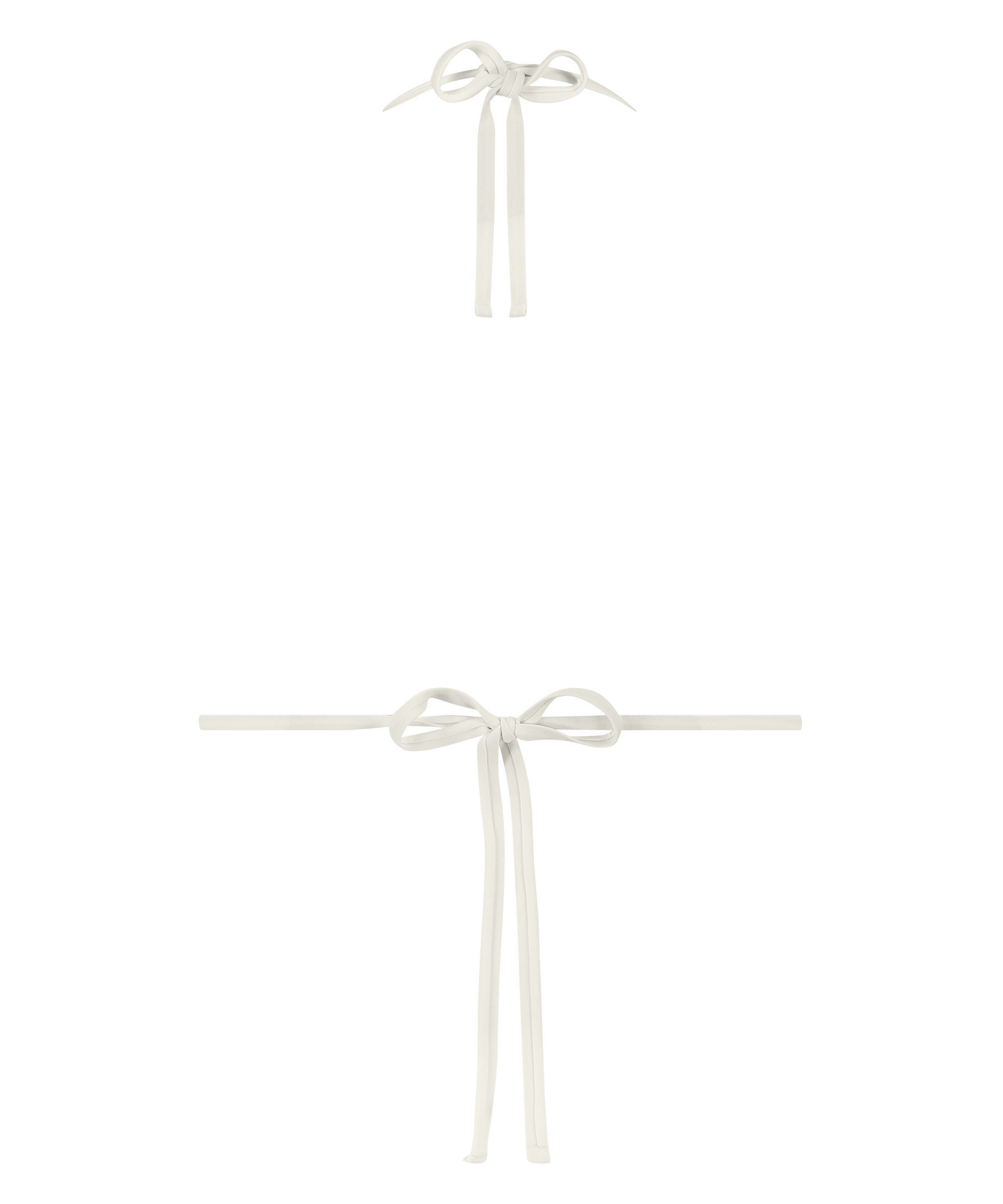 Maui Triangle Bikini Top, White, main