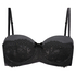 Donatella padded strapless underwired bra, Black