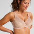Diva Non-Padded Underwired Bra, Beige