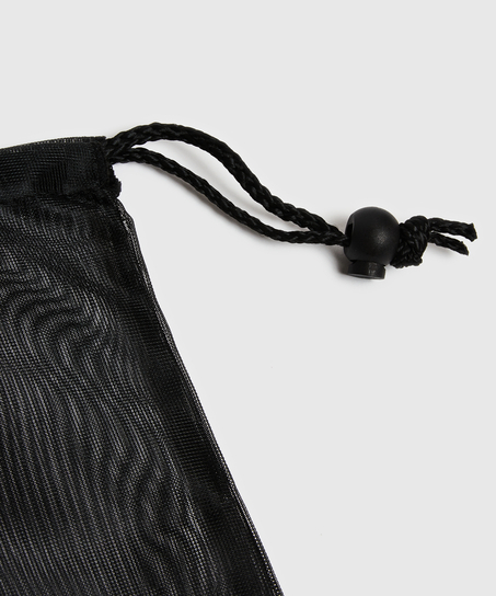 Hosiery bag drawstring, Black