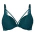 Isadora Padded Underwired Push-Up Bra, Green