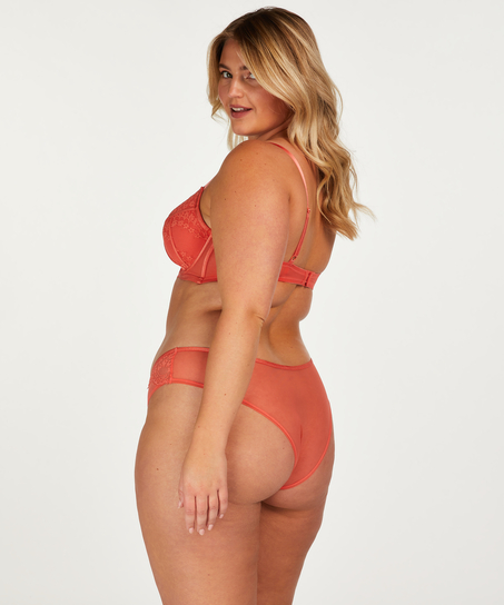 Emily Padded Underwired Bra, Orange