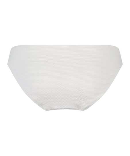 Scallop Rio Bikini Bottoms, White