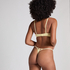 Pointelle Thong, Yellow