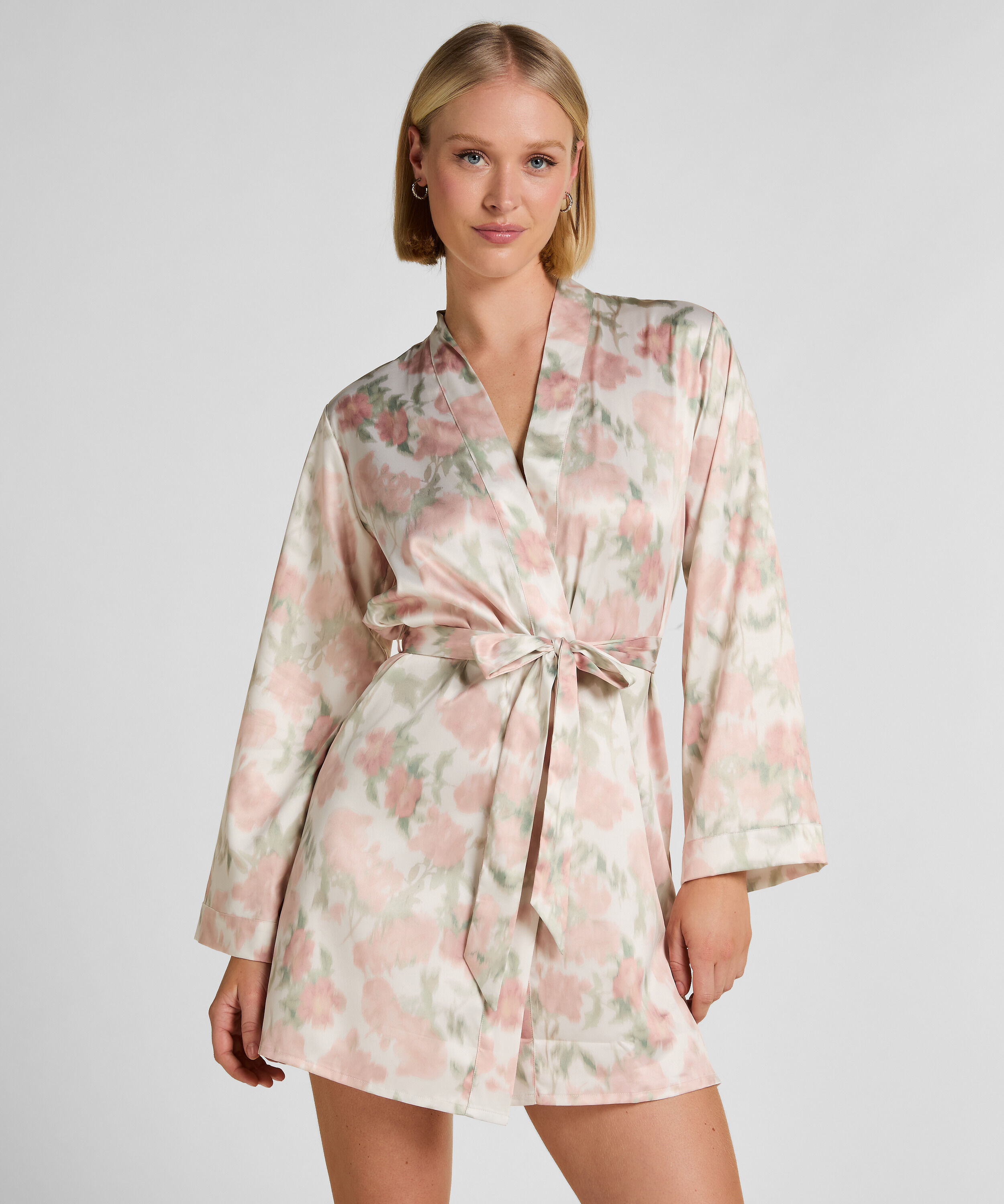 Floral Kimono, White