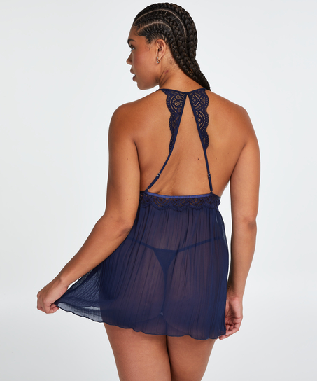 Chiffon babydoll, Blue