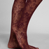 Tights Allover Lace, Red
