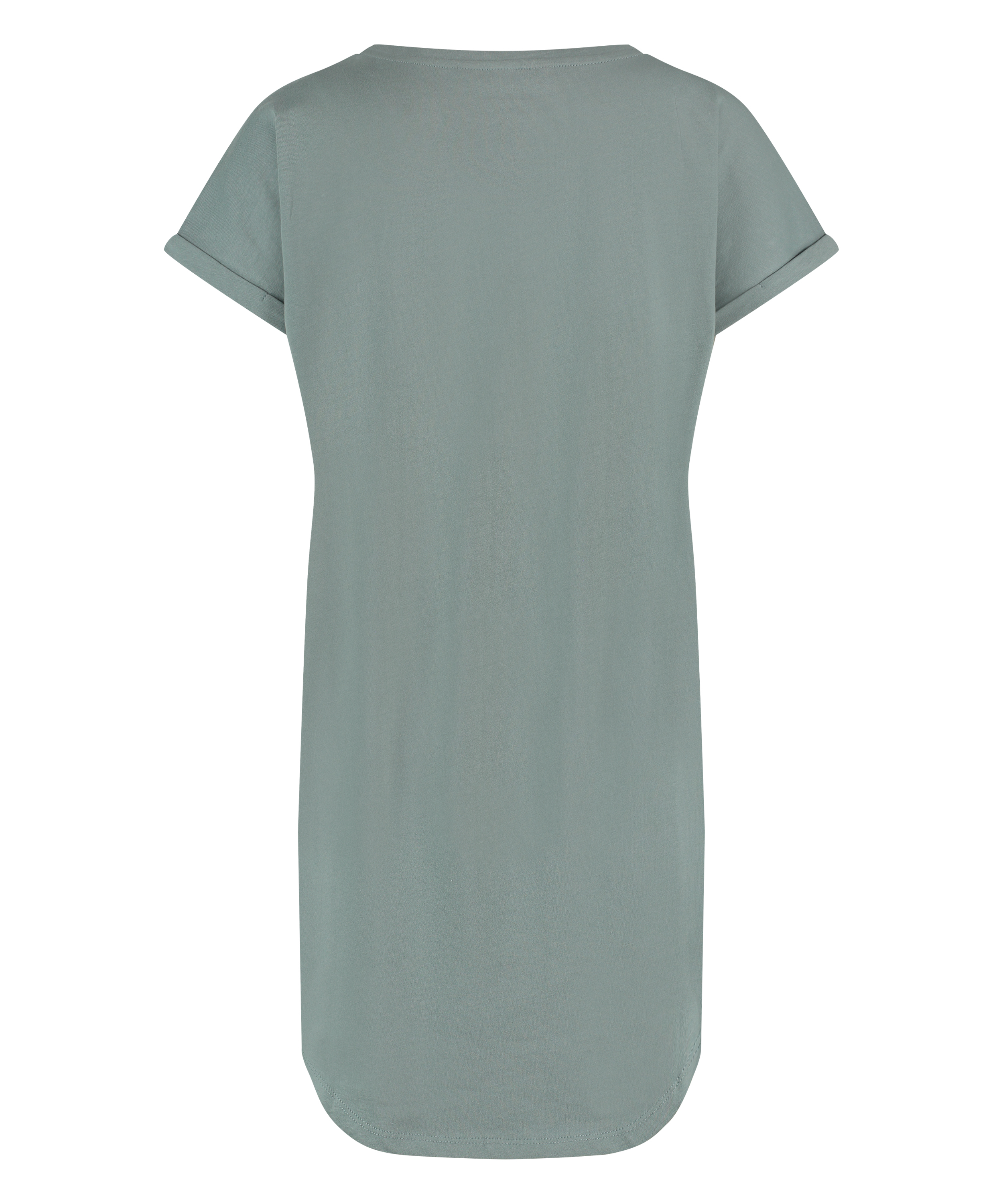 Round Neck Nightshirt, Blue, main