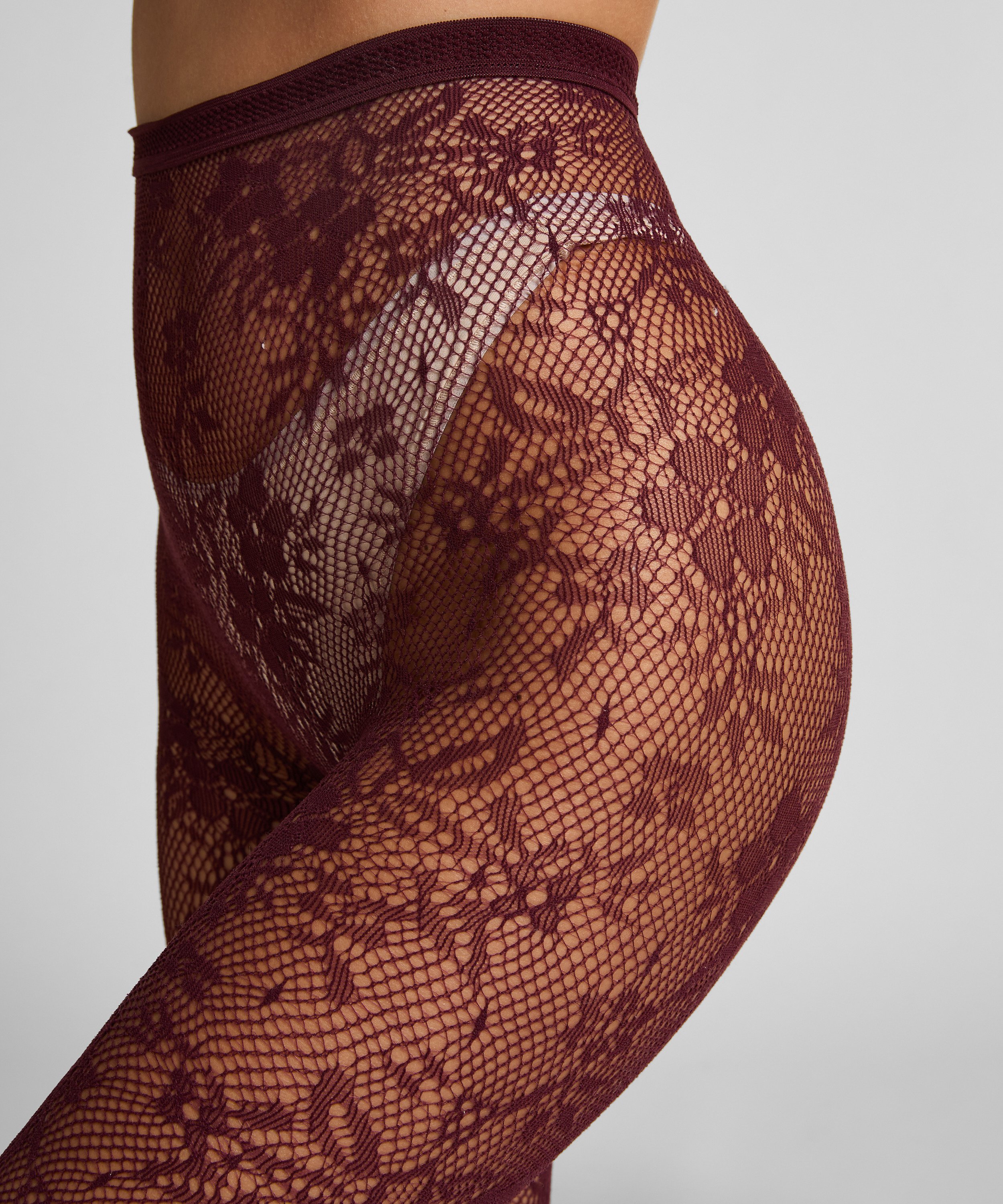 Tights Allover Lace, Red, main