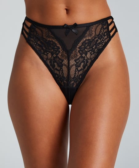 3-pack Thongs, Black