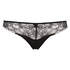Megan thong, Black