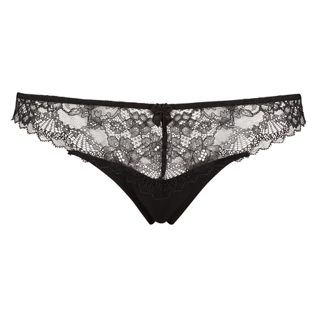 Megan thong, Black