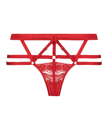 Mitzy Open Crotch Brazilian, Red