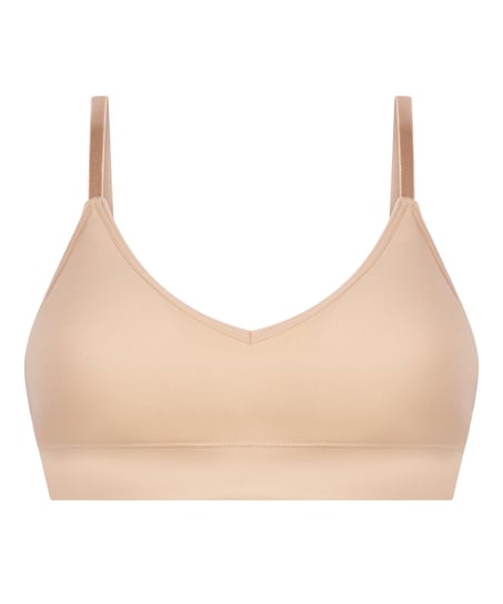 Dide Triangle Bralette, Beige
