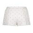 Pointelle Pyjama Shorts, White