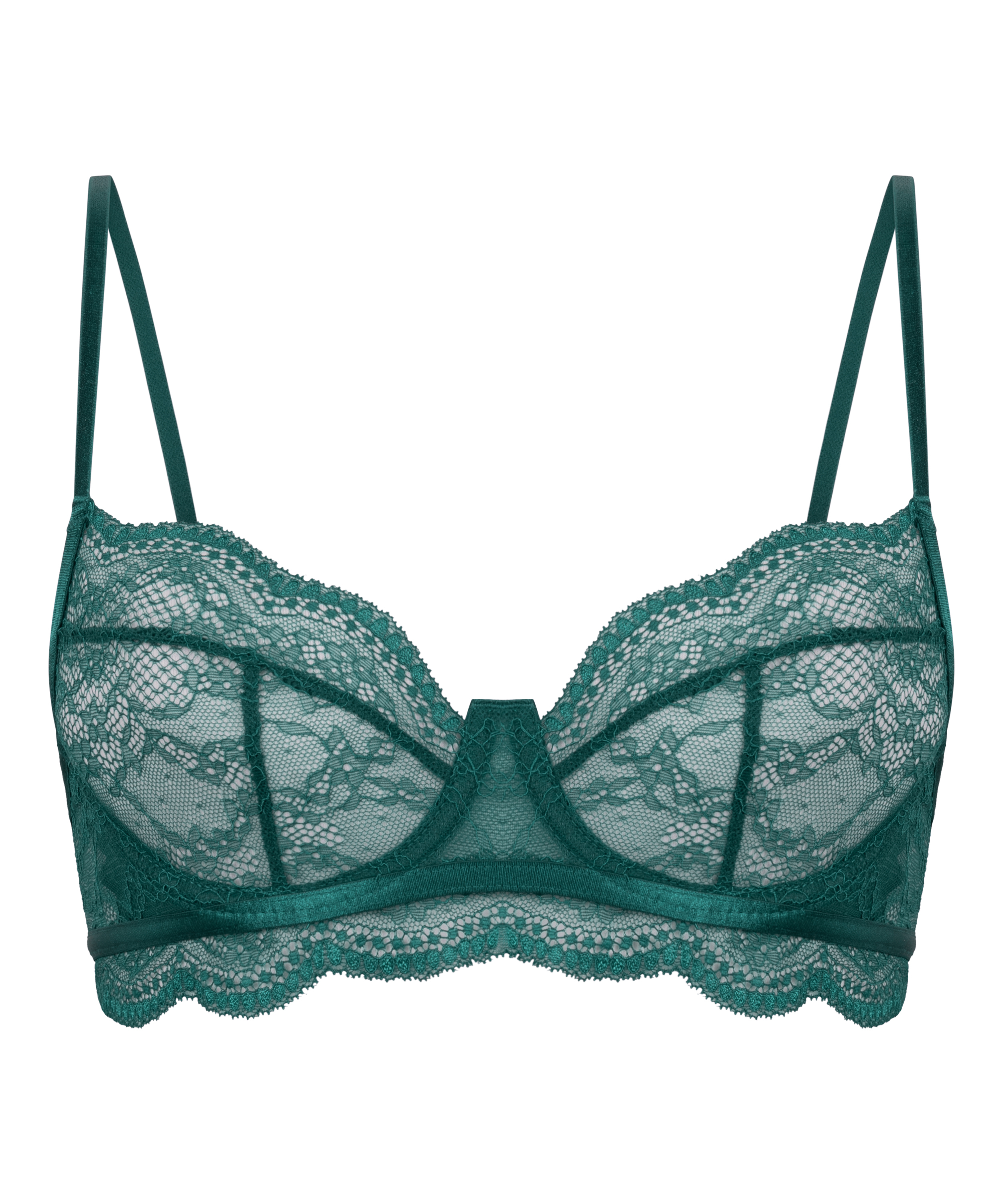 Isabelle Non-Padded Underwired Bra, Green, main