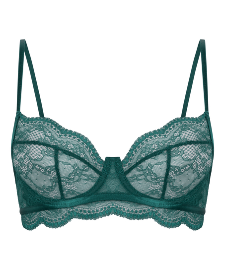 Isabelle Non-Padded Underwired Bra, Green