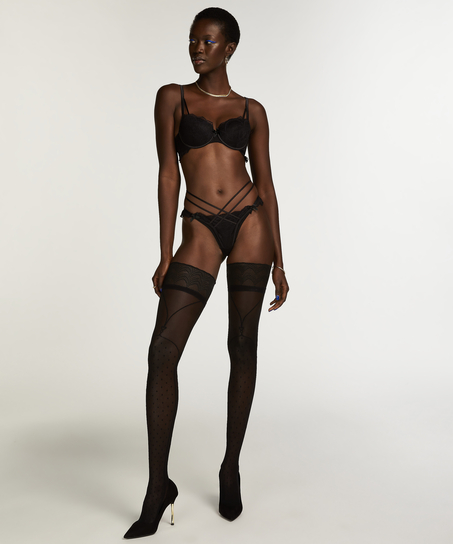 Stocking Fleur Nyakim, Black