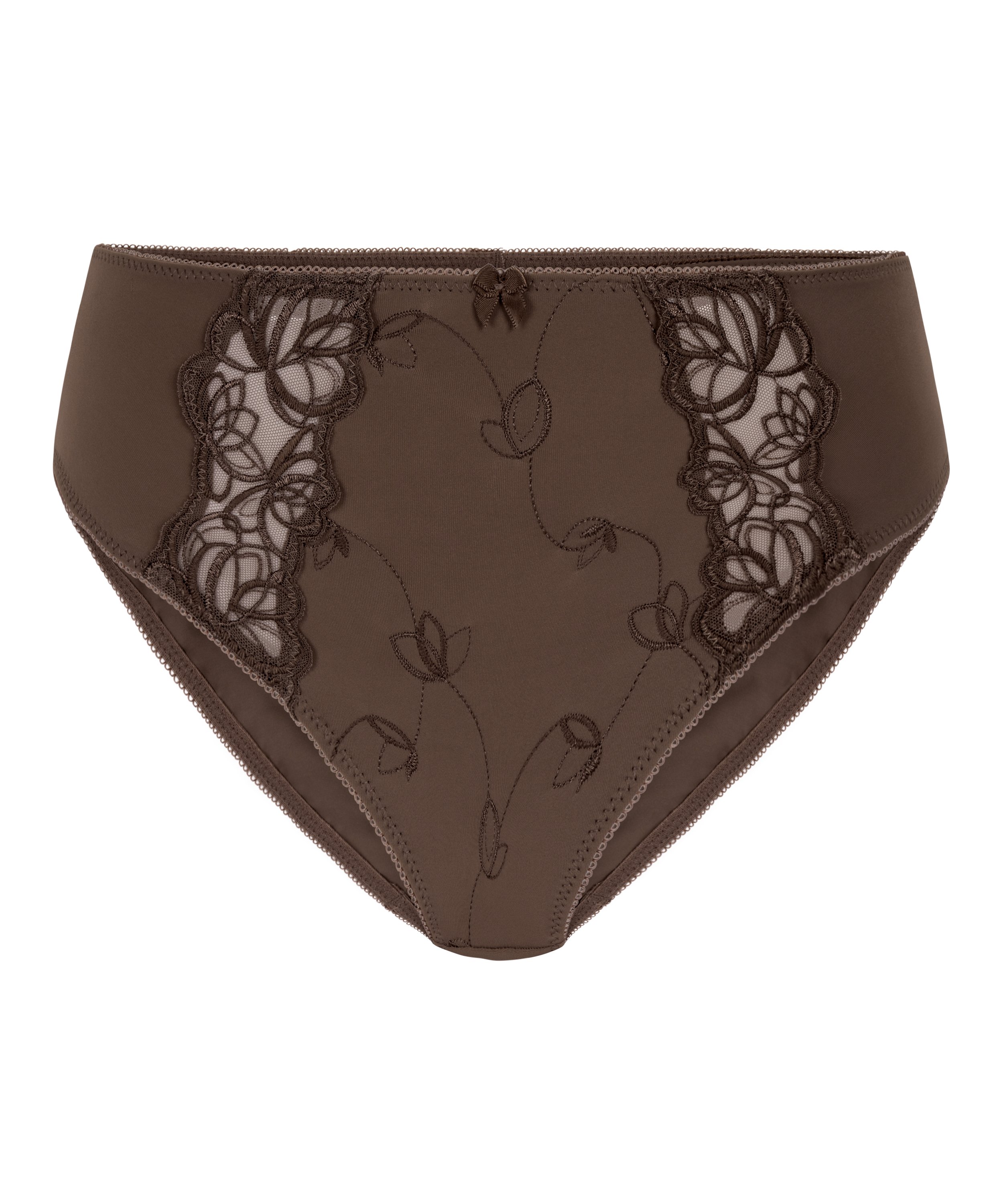 Diva High Knickers, Brown, main