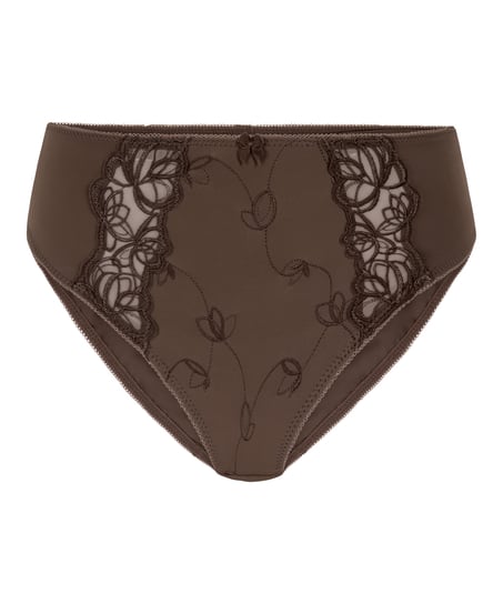 Diva High Knickers, Brown
