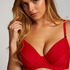 Luxe Bikini Top, Red