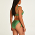 Mauritius padded push-up underwired bikini top, Green