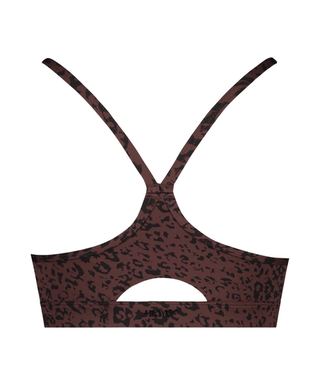 HKMX Sports Bra Level 1, Brown