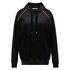 Velvet Long-Sleeved Pyjama Top, Black
