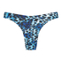 Leo high-cut bikini bottoms, Blue