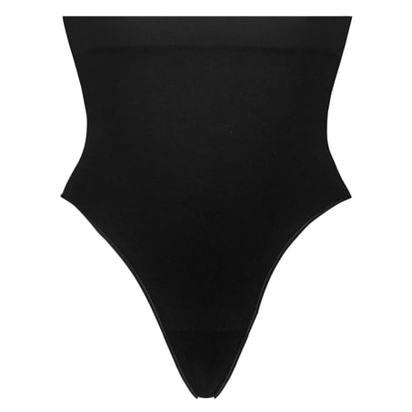 Firming high waisted thong - Level 2, Black
