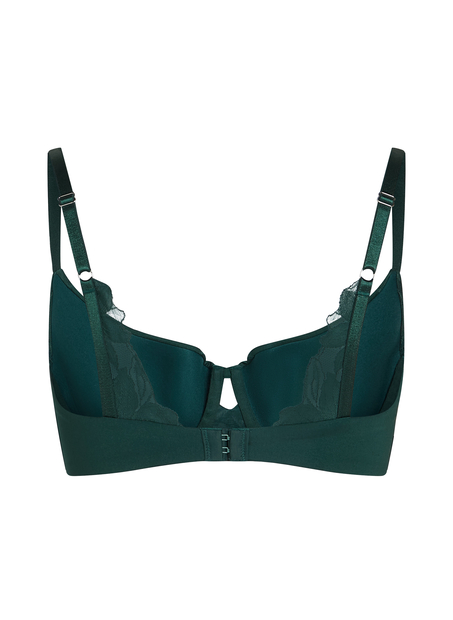 Lana Padded Underwired Bra, Green