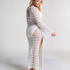 Crochet Maxi Dress, White