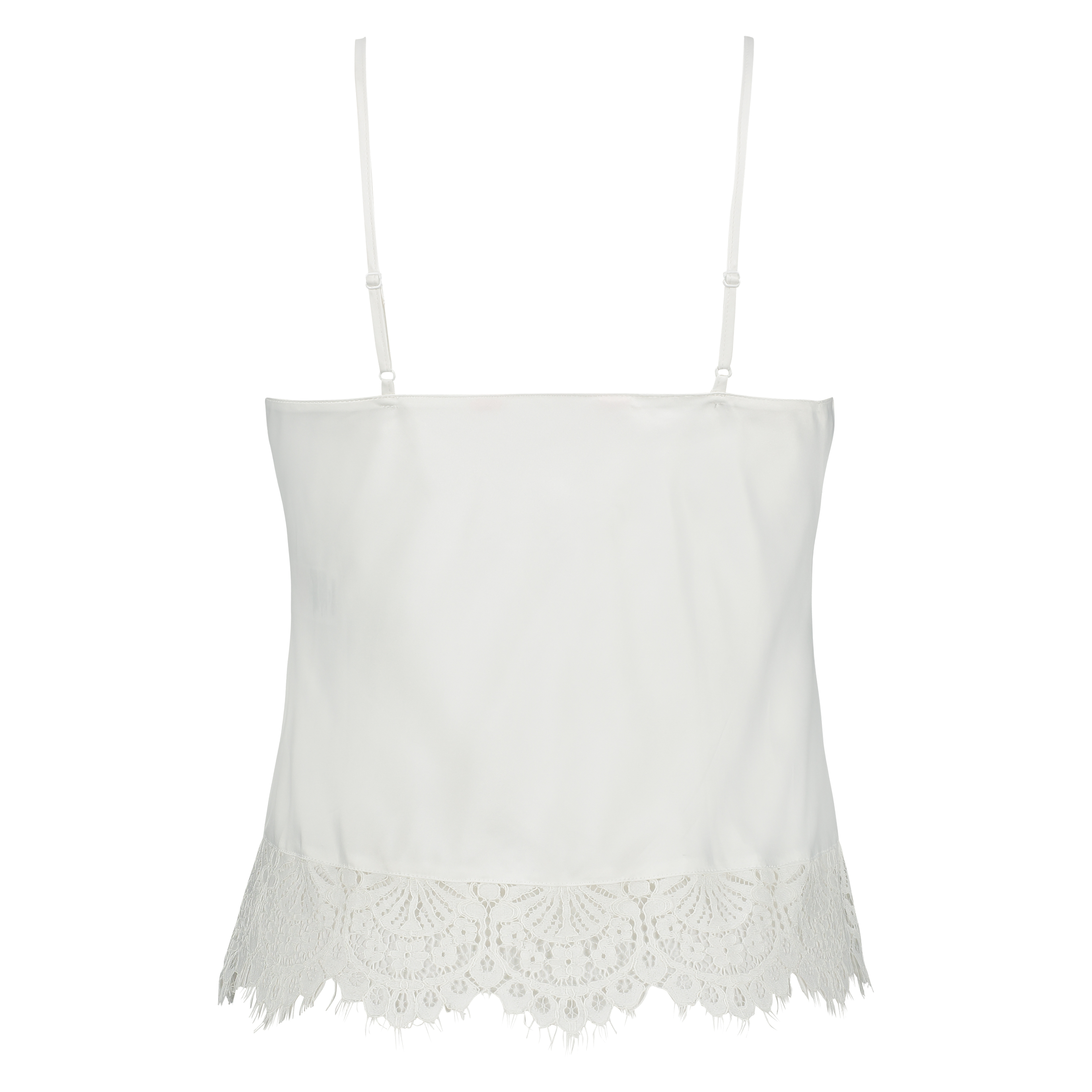 Bridal Satin Cami Top, White, main