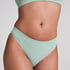 Dianne High Leg Thong, Green