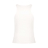 Singlet Tanktop Soft Cotton, White