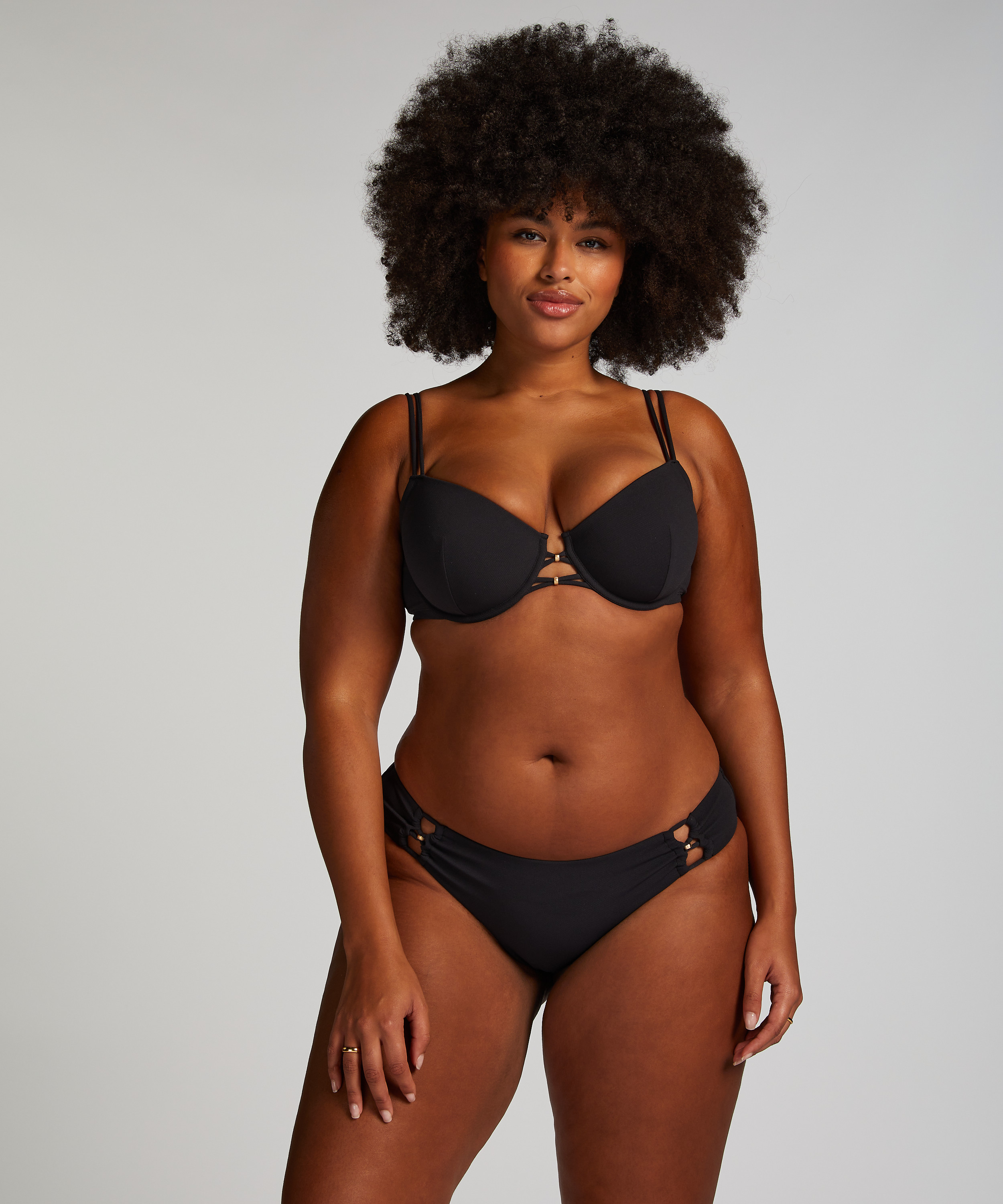 Holbox Rio Bikini Bottoms, Black, main