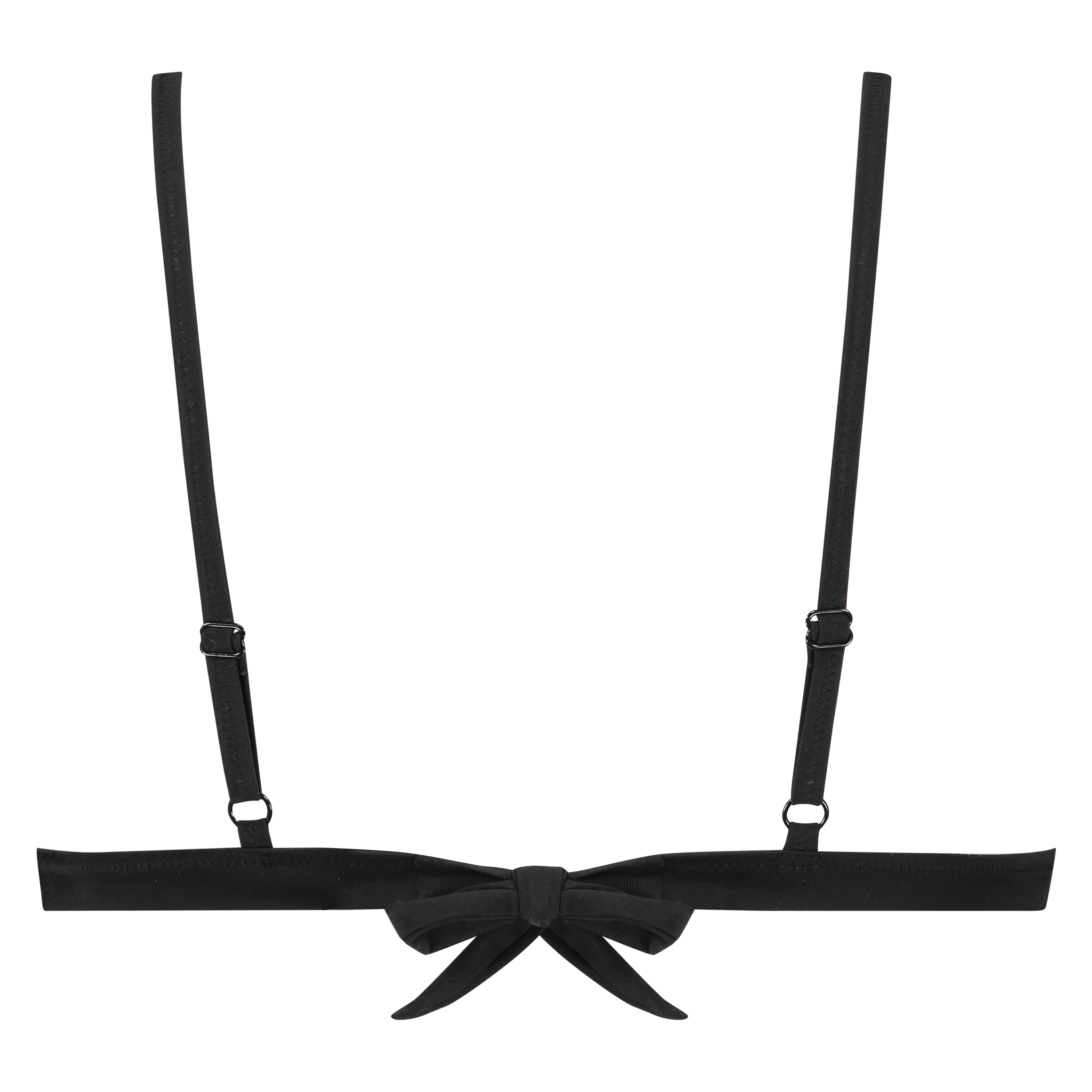 Pride triangle bikini top, Black, main