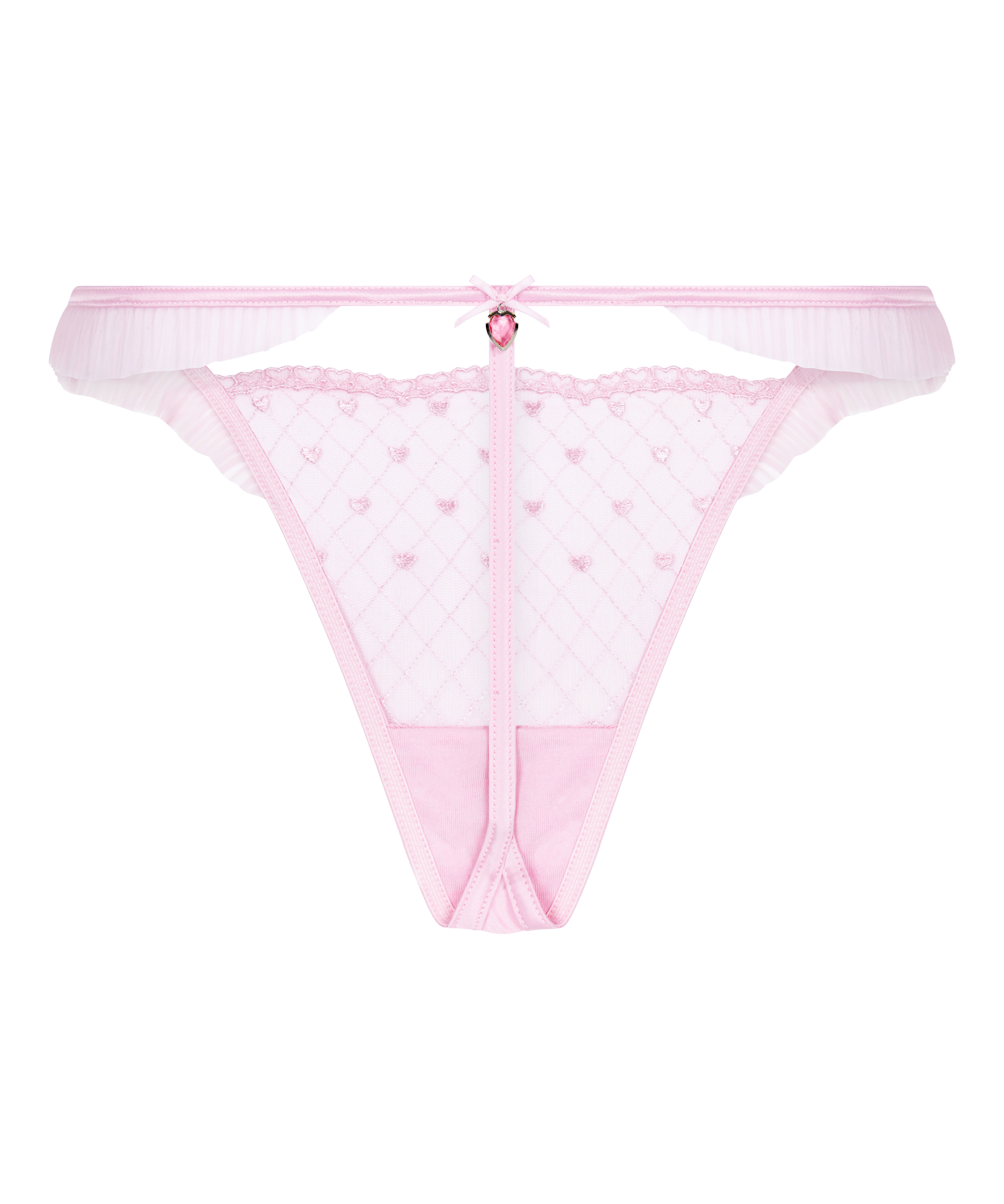 Cordelie Highleg Thong, Pink, main
