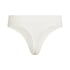 Dianne High Leg Thong, White