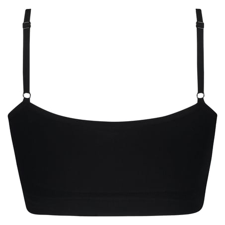 Seamless strappy top, Black