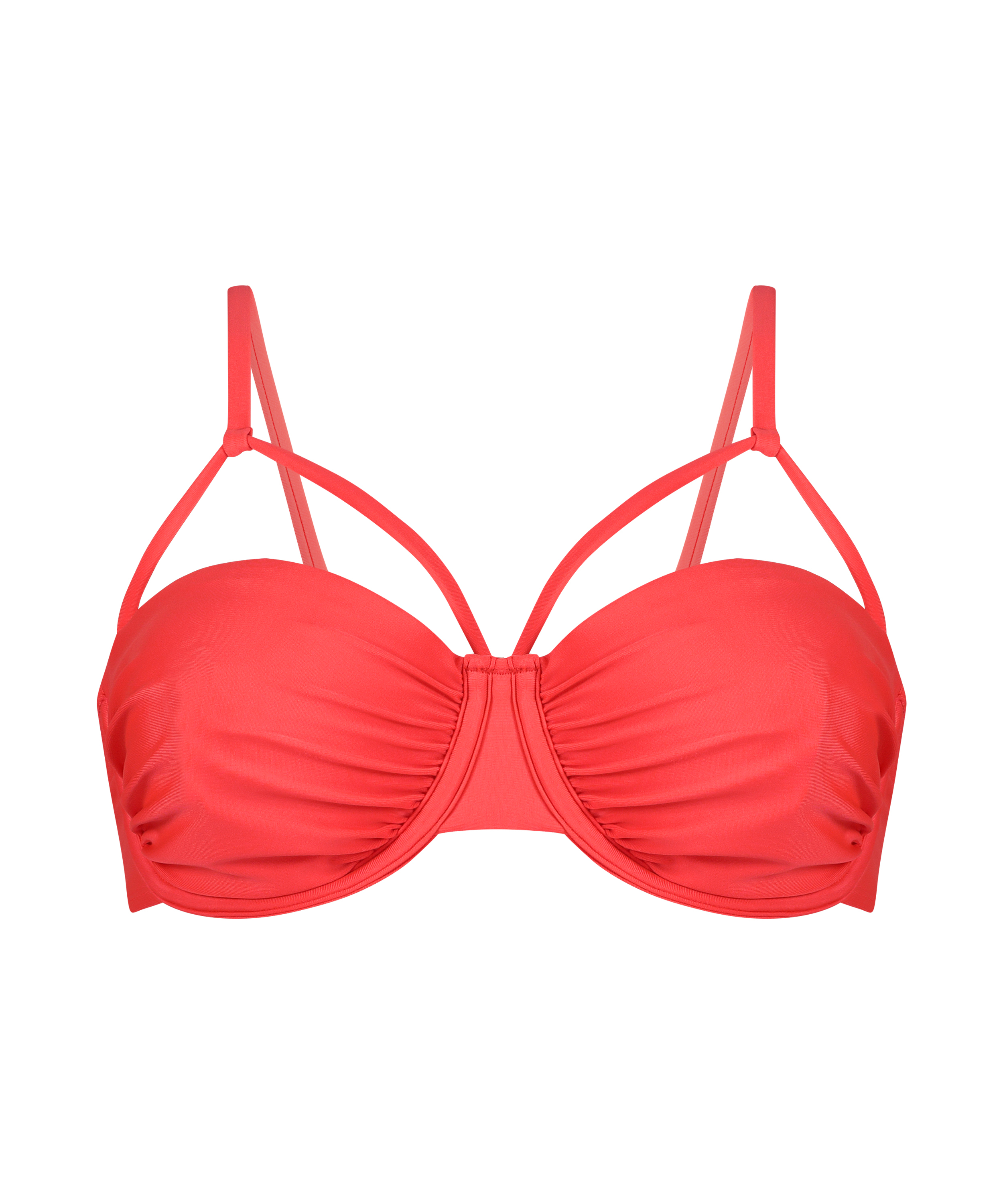 Cairo Non-Padded Underwired Bikini Top, Red, main