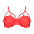 Cairo Non-Padded Underwired Bikini Top, Red