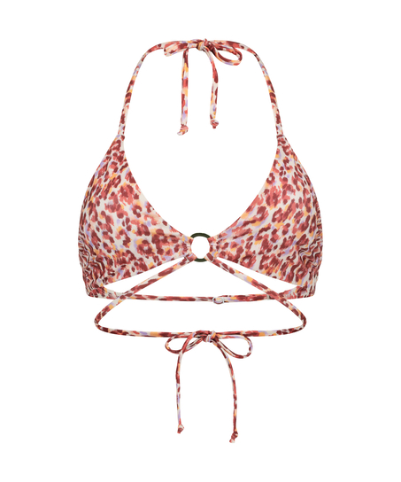 Tobago Triangle Bikini Top, White