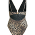 Luxe Animalia Shaping Bathingsuit, Brown