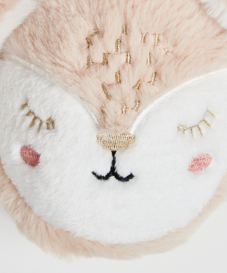 Rabbit slippers, Beige